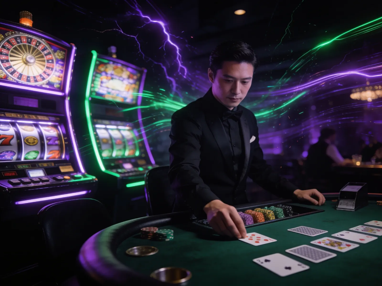 WinSpin Casino lobby with slots and live tables